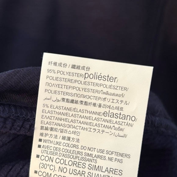 Under Armour Cold Gear long sleeve pullover Fleece Lined Shirt M Navy Blue New - Picture 6 of 7